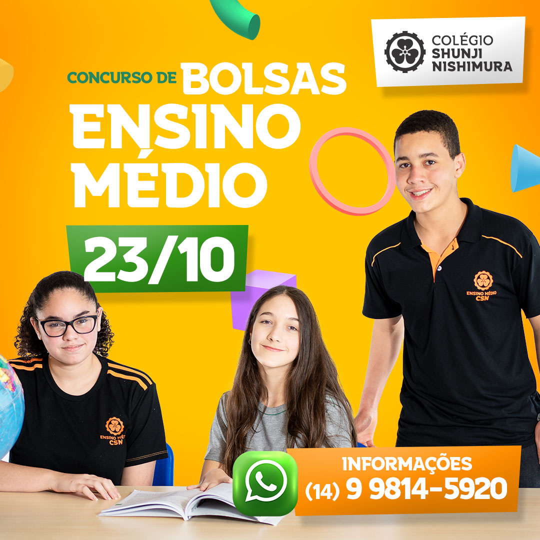 Concurso de Bolsas Ensino Médio