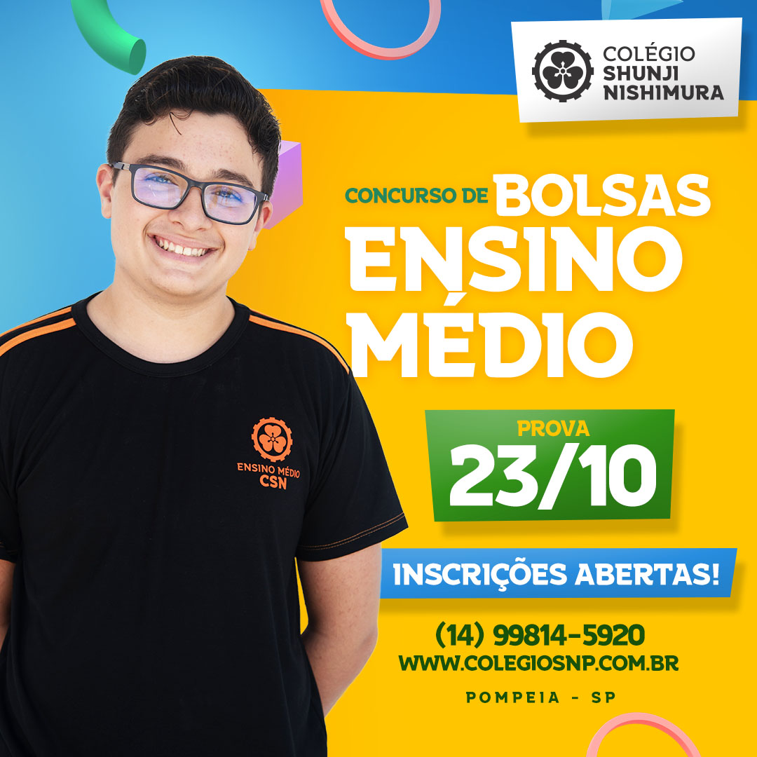 Concurso de Bolsas do Ensino Médio 2022