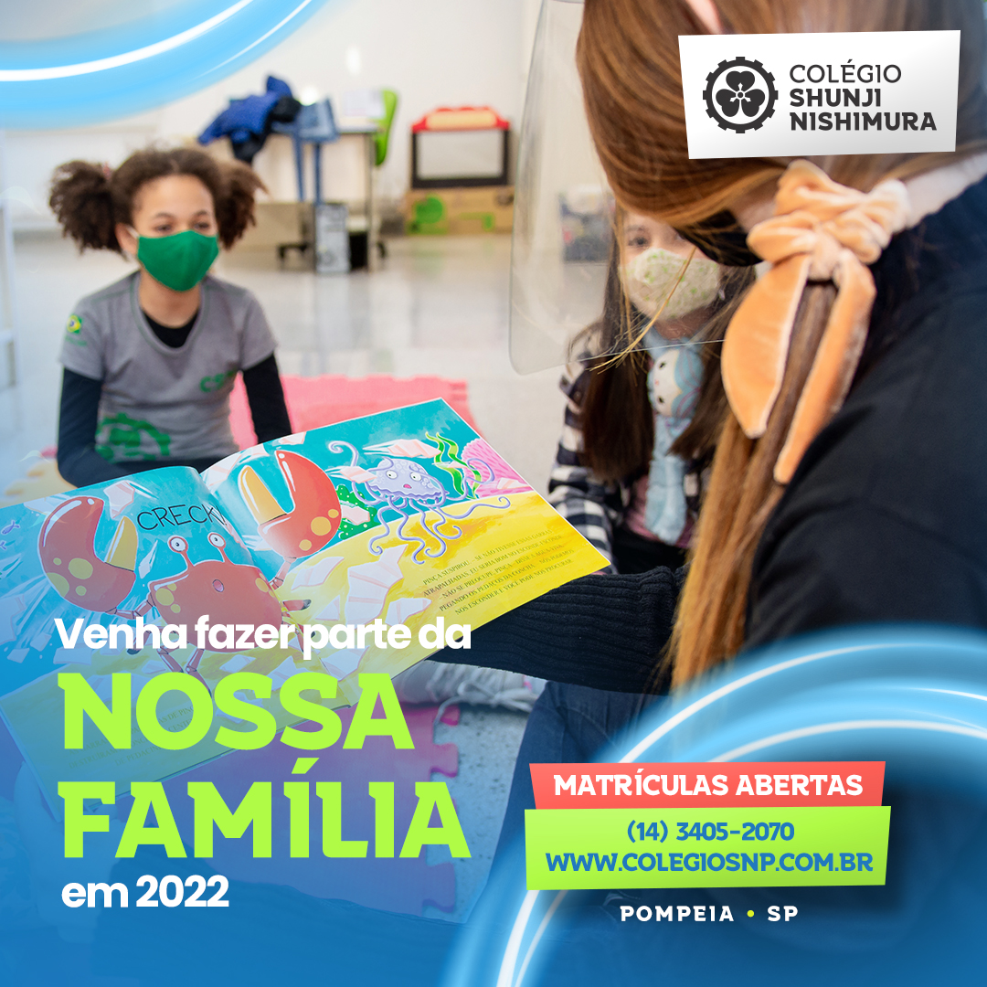 Venha fazer parte da nossa Família em 2022