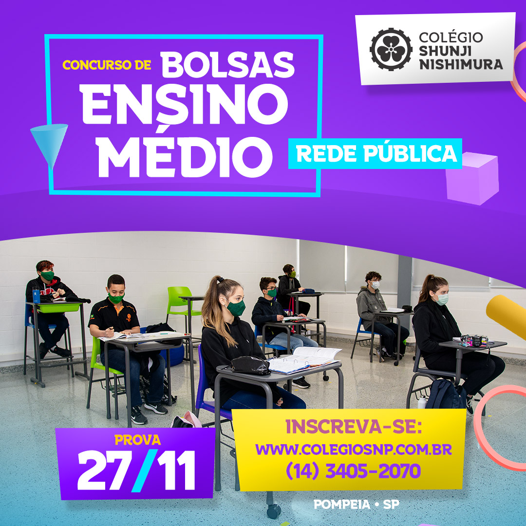 Concurso de Bolsas para Ensino Médio