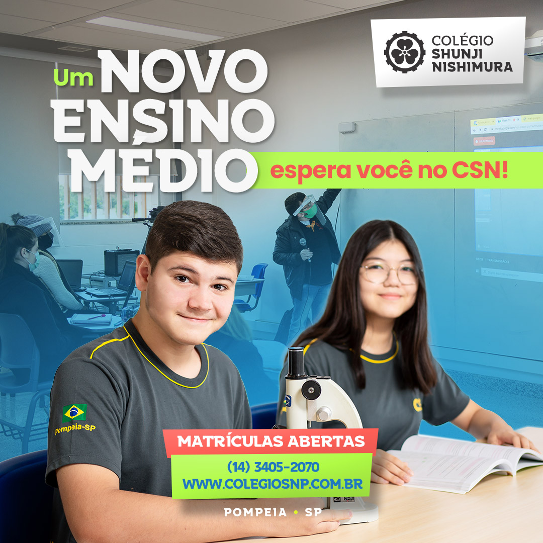 Venha para o Novo Ensino Médio no CSN!